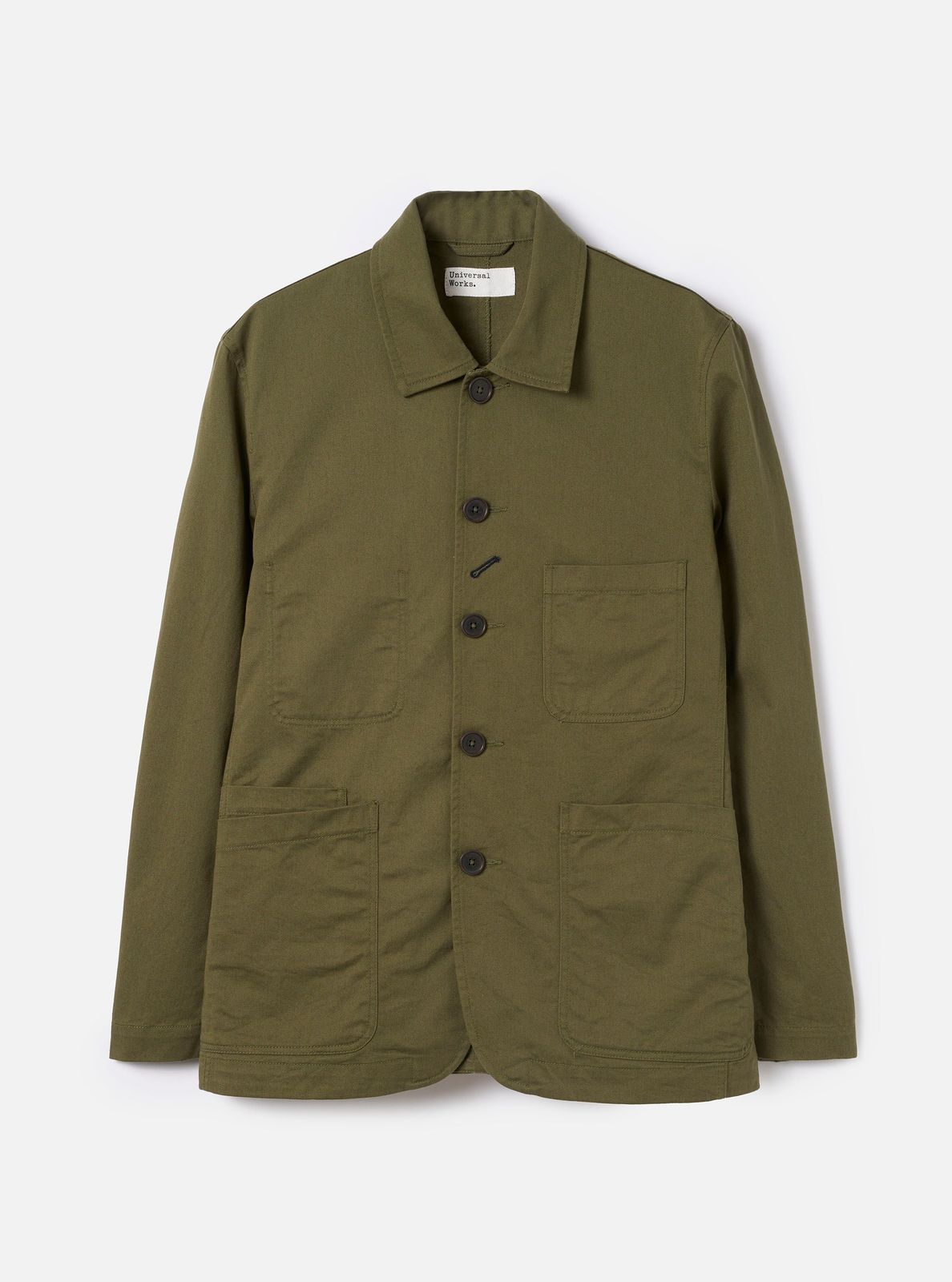 Light Olive Twill Bakers Chore Jacket
