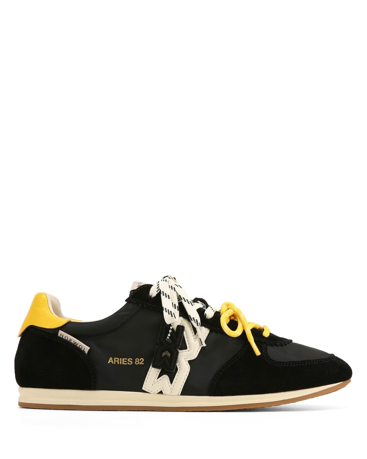 Aries 82 M Black/Yellow Suede/Nylon