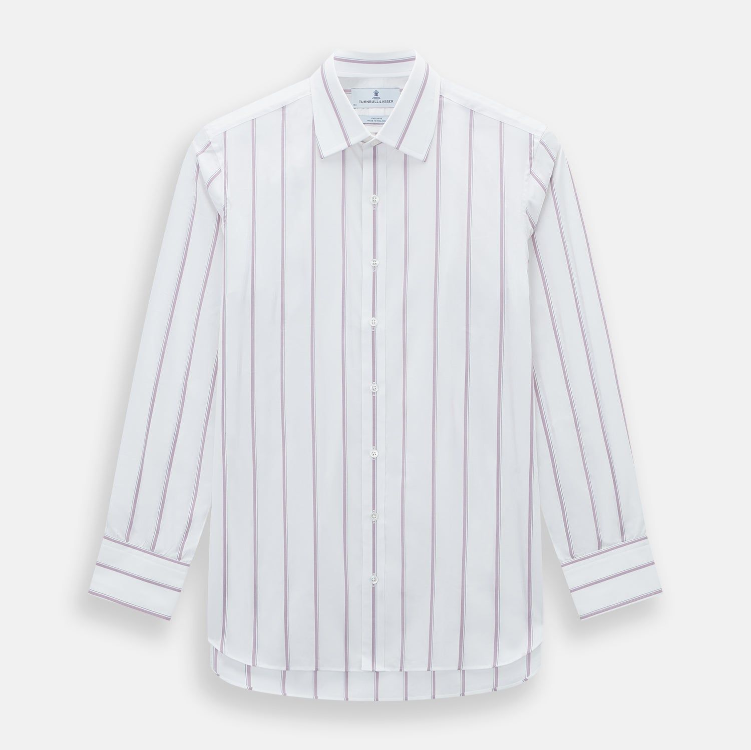 Antique Pink Track Stripe Mayfair Shirt