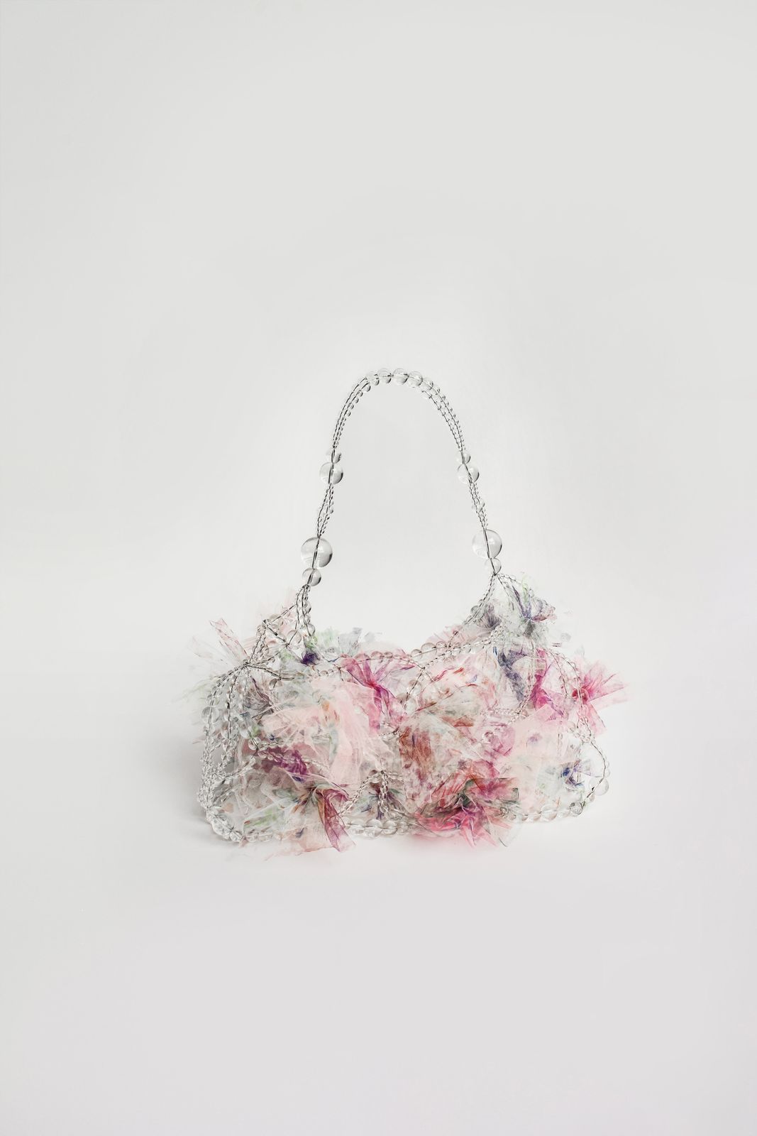 BUBBLE CRADLE BAG & PRINTED AIR-FLOWER LINING
