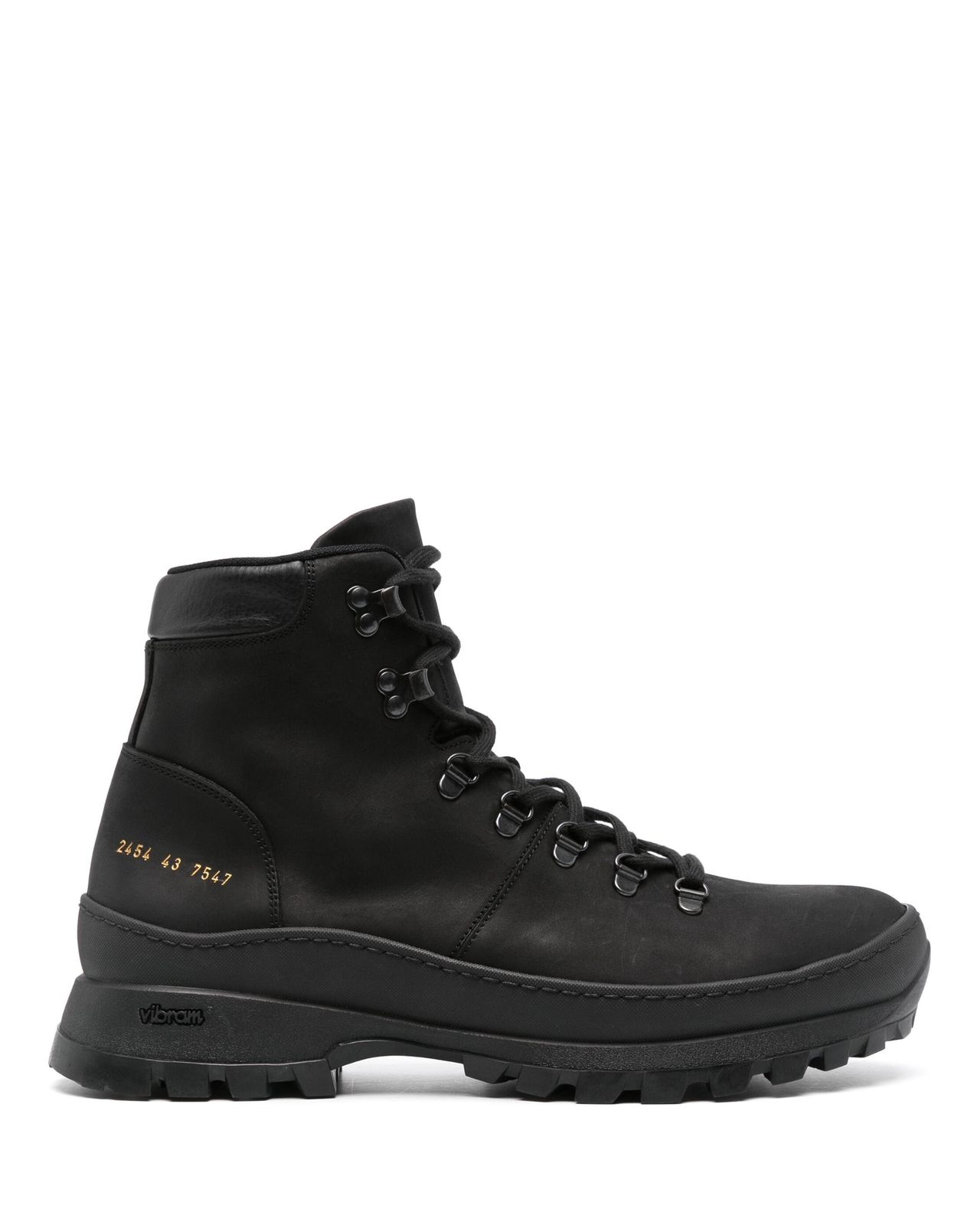 Hiking Boot Black Leather