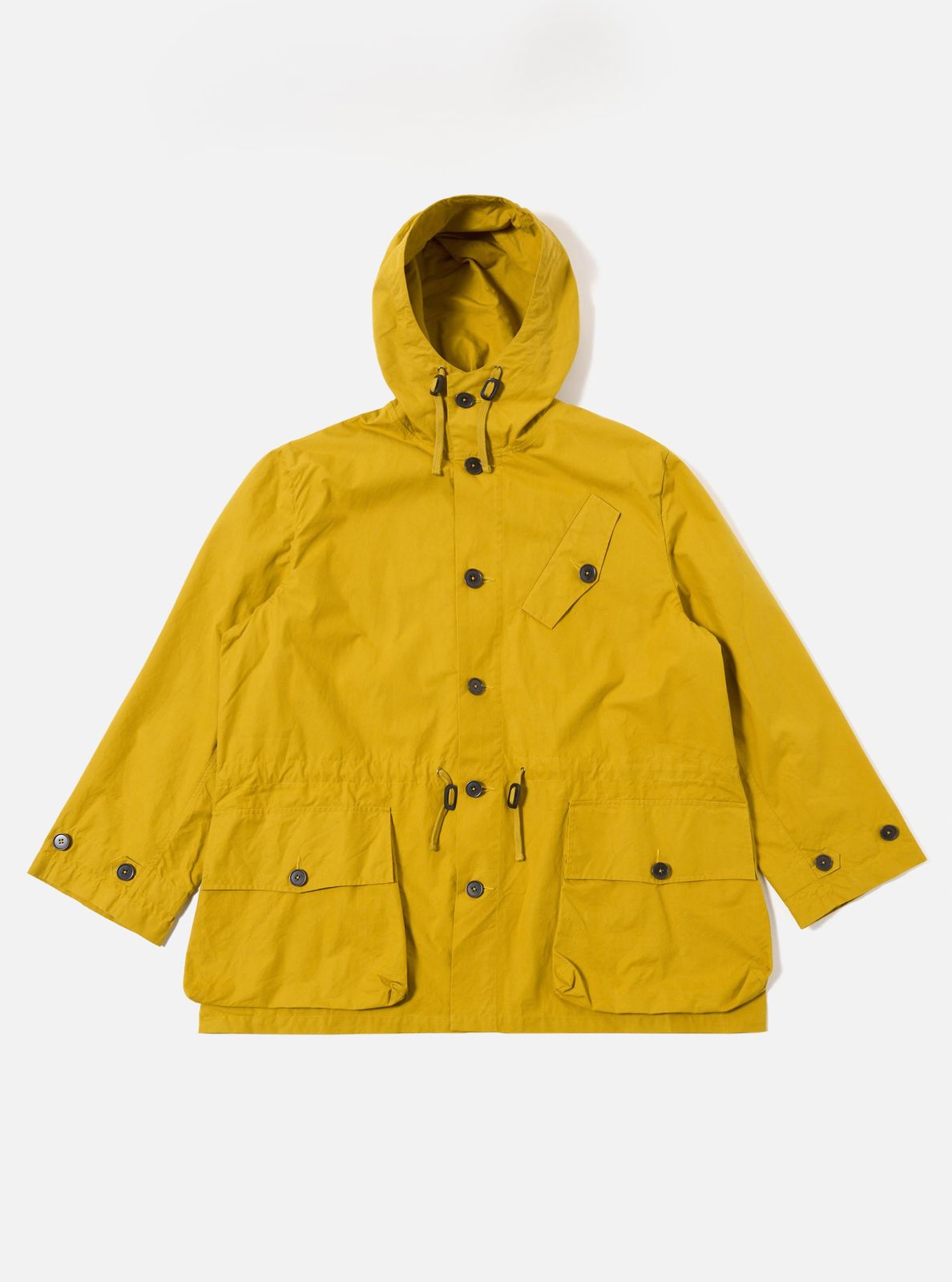 Yellow British Wax Cotton Boston Parka