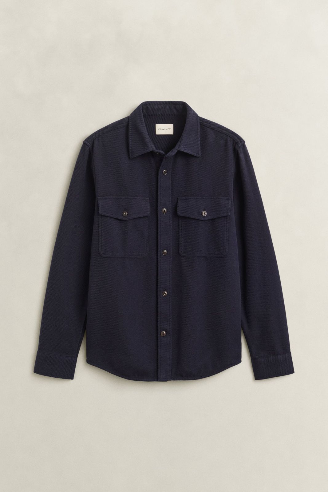 Twill Overshirt - EVENING BLUE