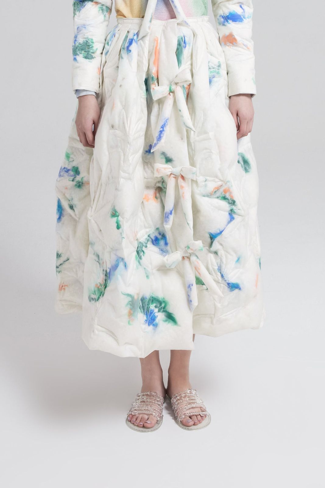 Feather Puffer Skirt