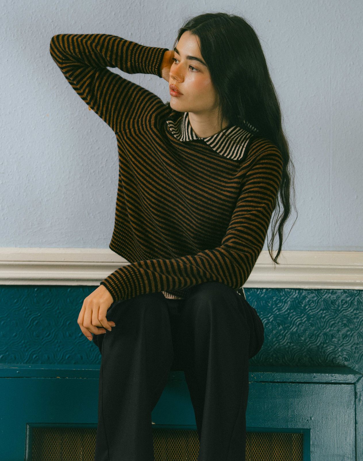 The Supersoft Lambswool Stripe Jumper