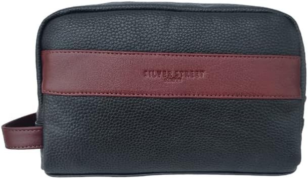 Walter Leather Washbag  - Oxblood