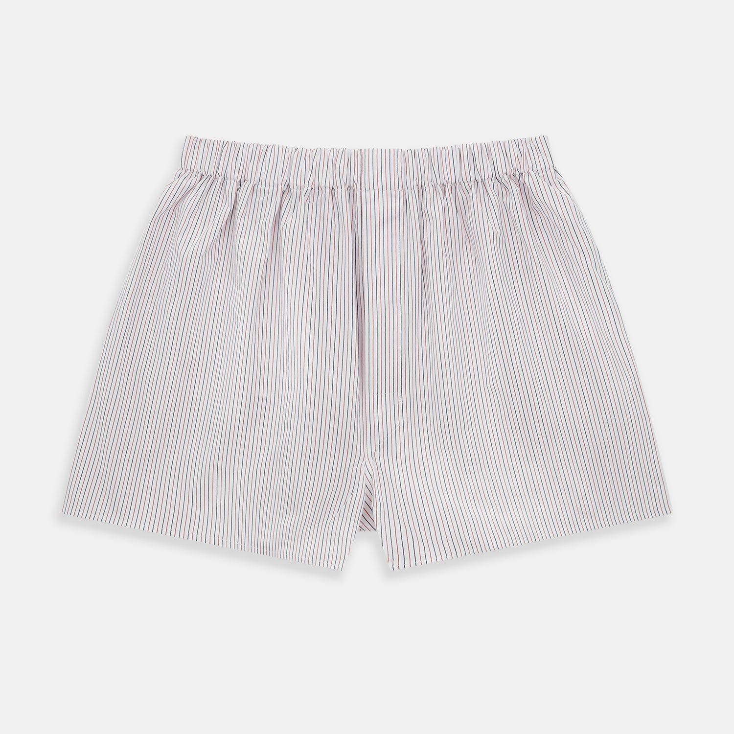 Red And Black Stripe Godfrey Boxer Shorts