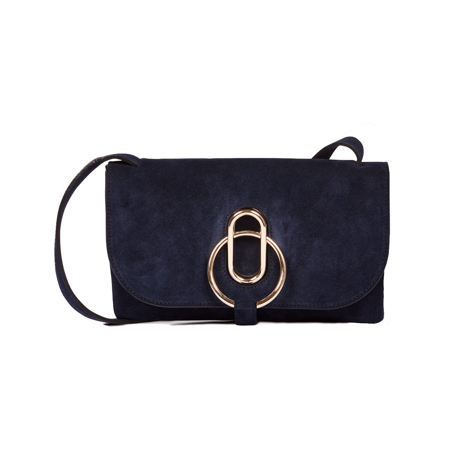 IVY pochette suede -navy-
