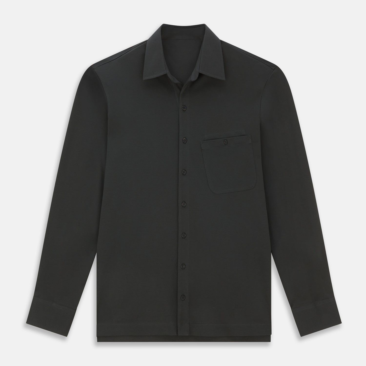 Moss Green Pique Shirt
