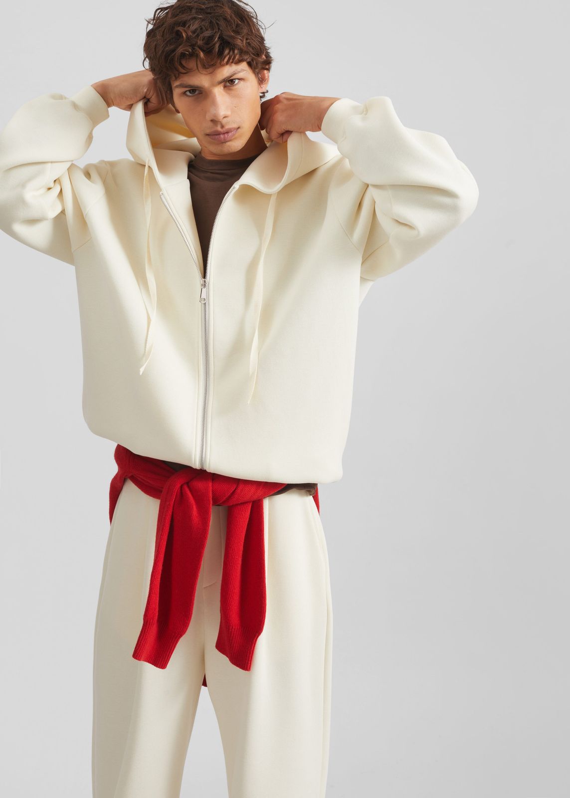Kallmyr Zip-Up Hoodie - Ivory