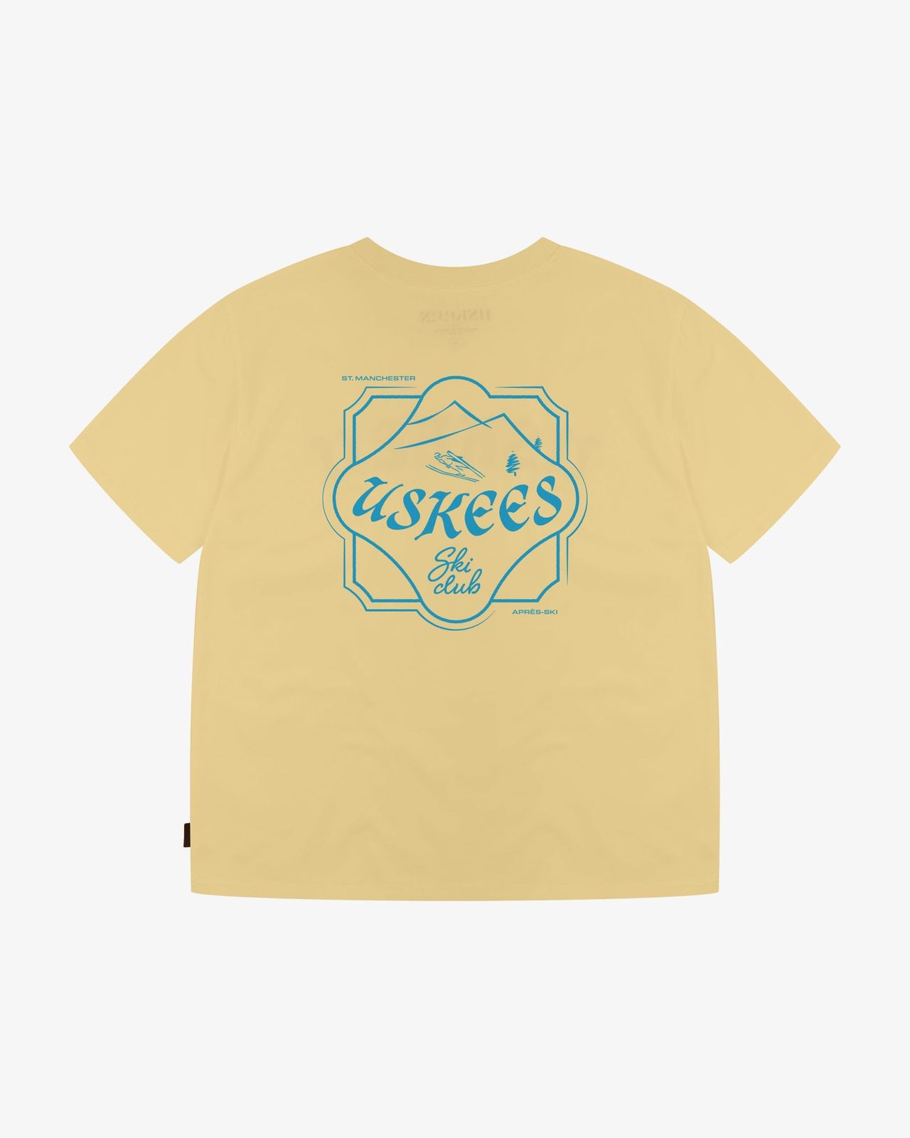 7023 Ski club t-shirt - baby yellow