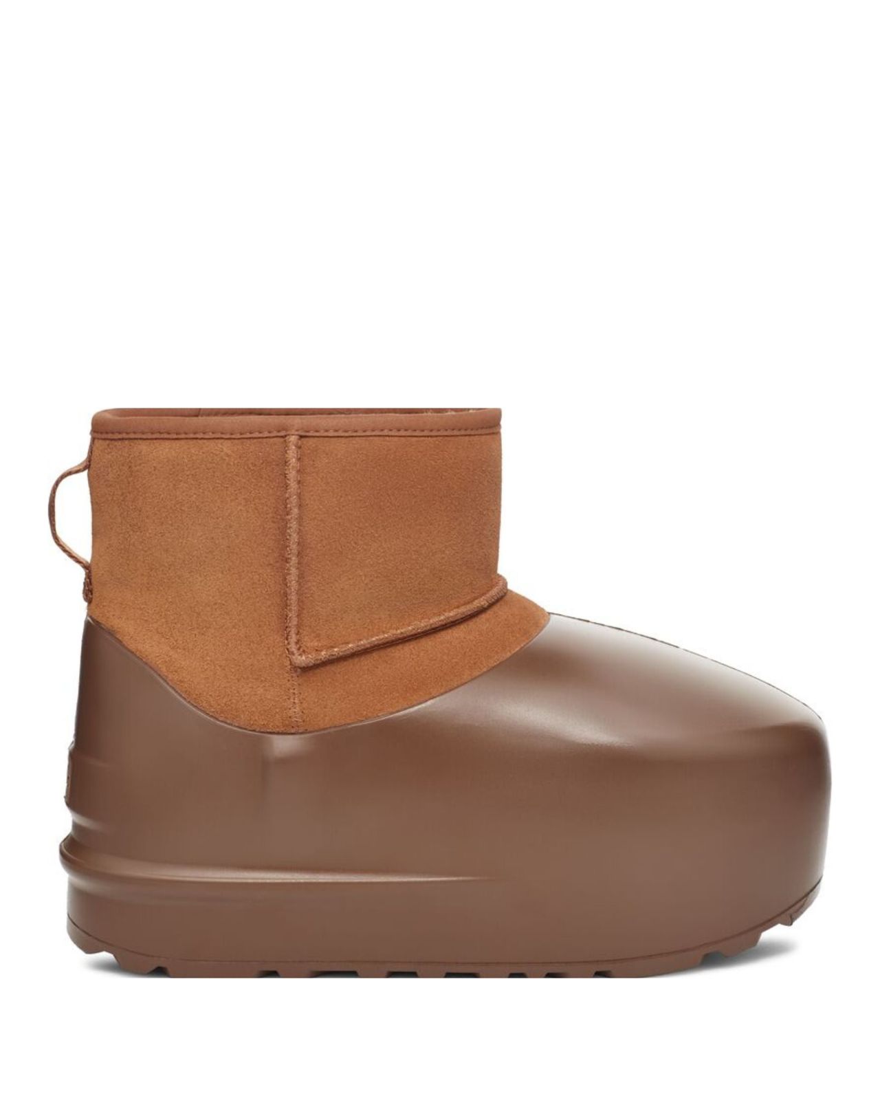 W Classic Mini Pumped Molded Chestnut Suede
