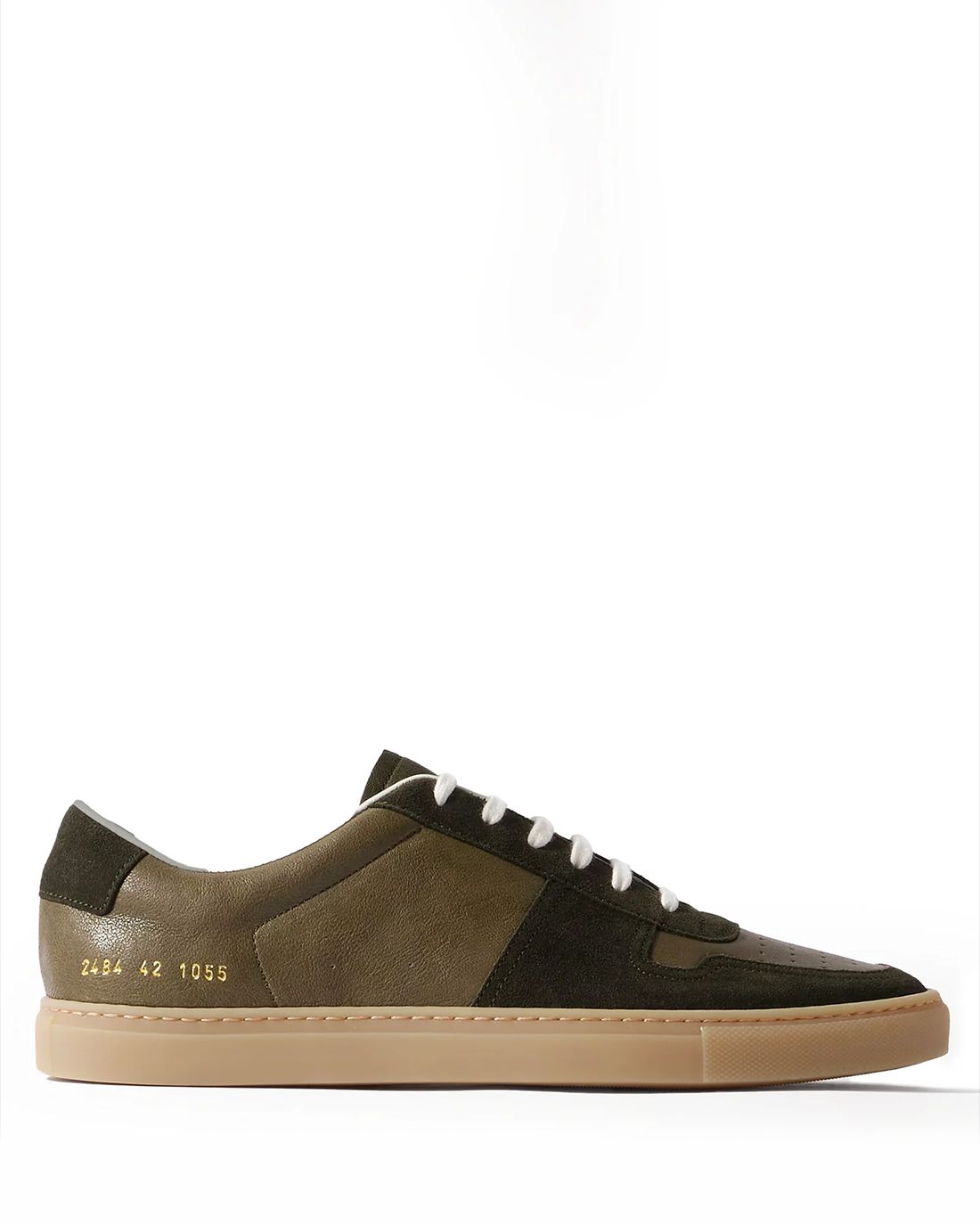 Bball Duo Slim Forest Green Leather/Suede 2484 105
