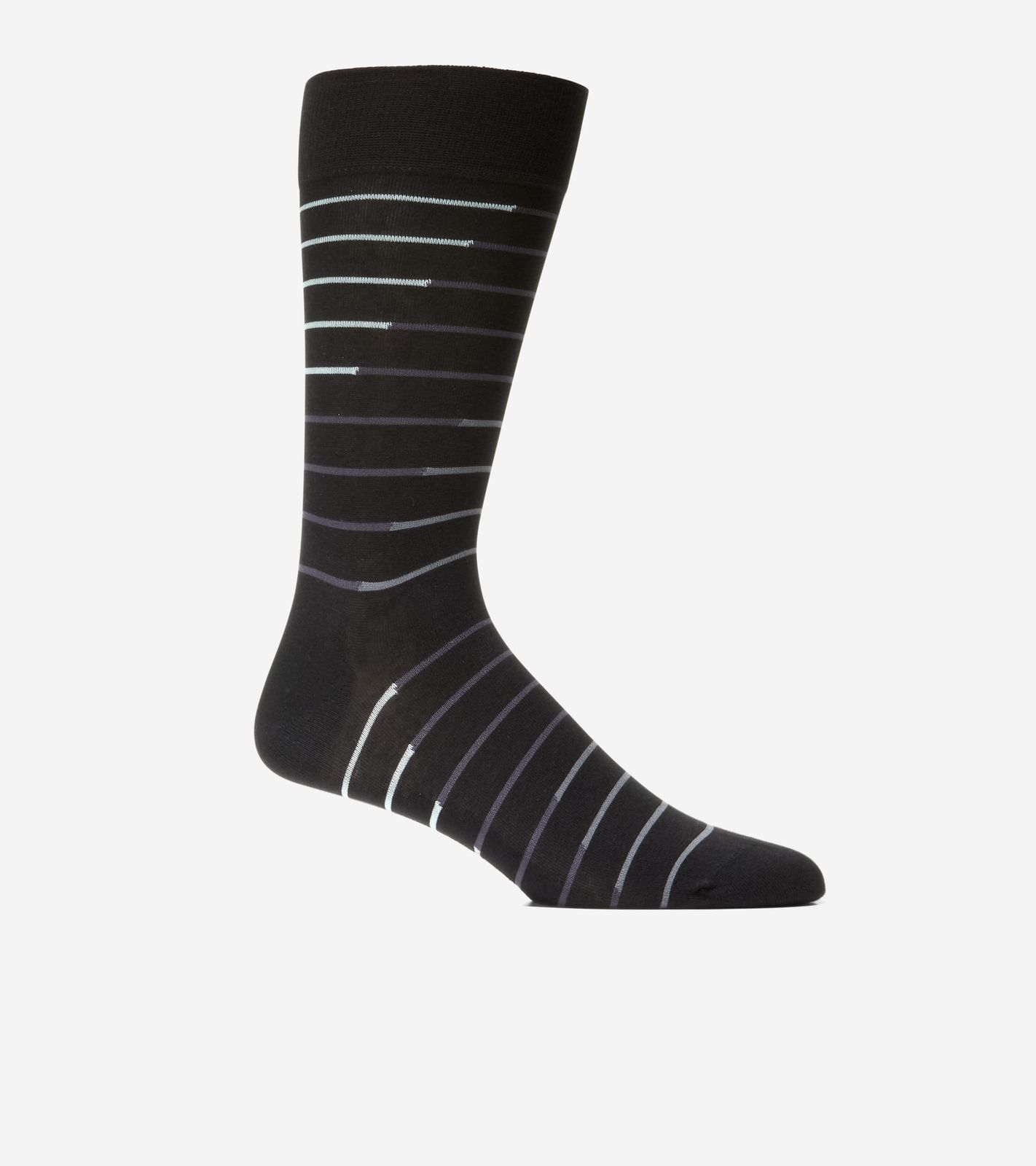 Men's Broken Stripe Dress Crew Socks