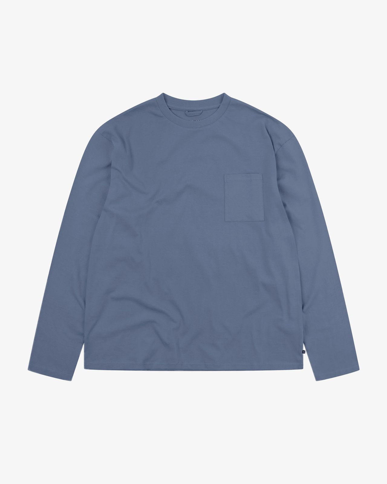 7010 Essential long sleeve t-shirt - cornflower blue