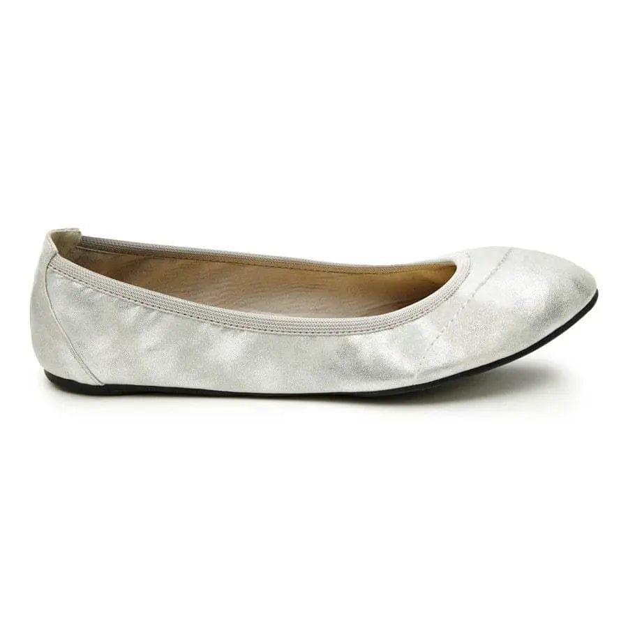 Barbican - Silver Ballet Flats