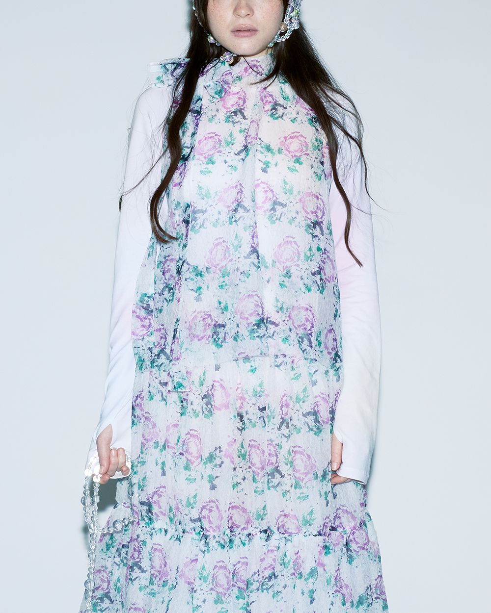 TEXTURED FLOWER BOW TOP
