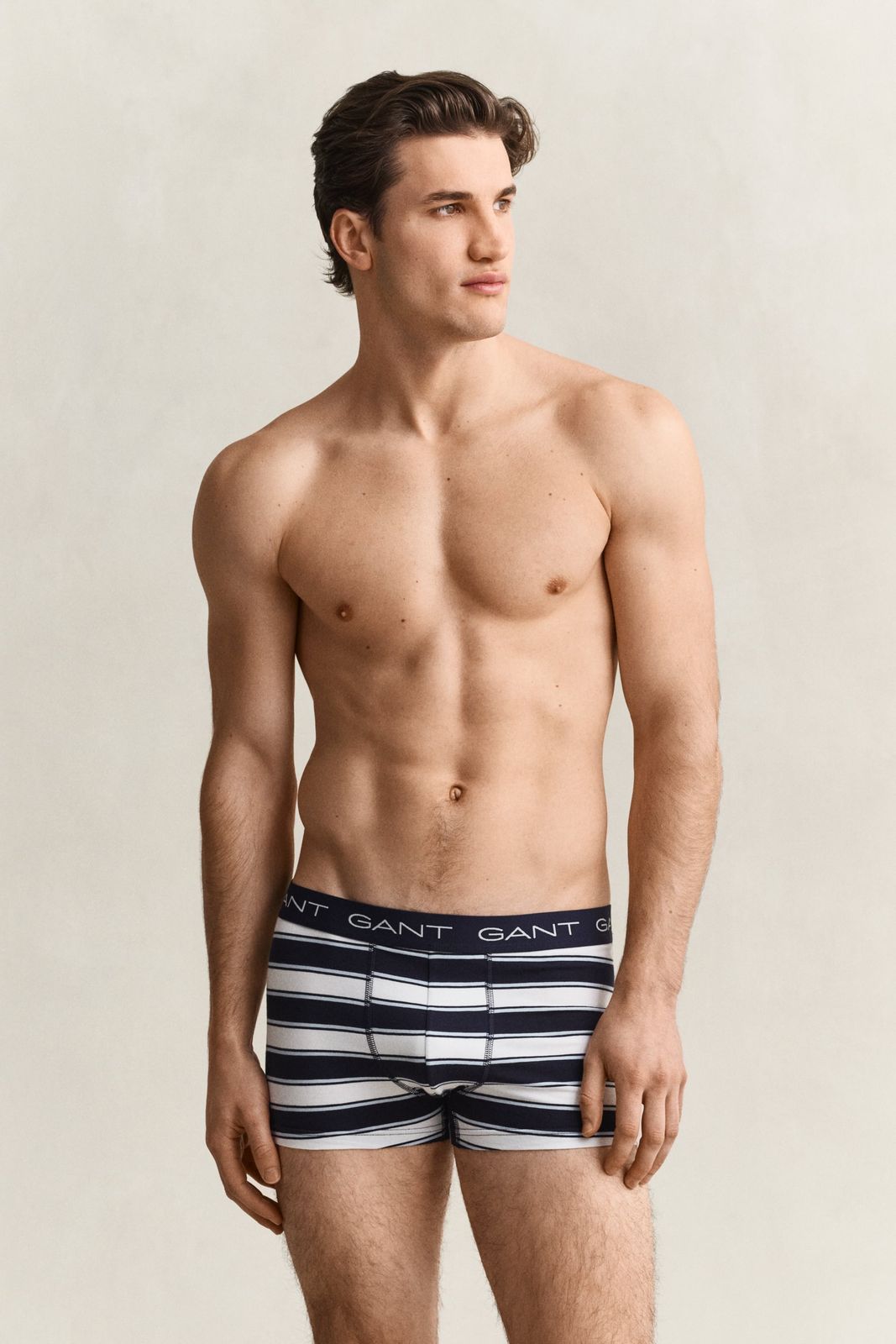 3-Pack Striped Trunks - NAUTICAL BLUE