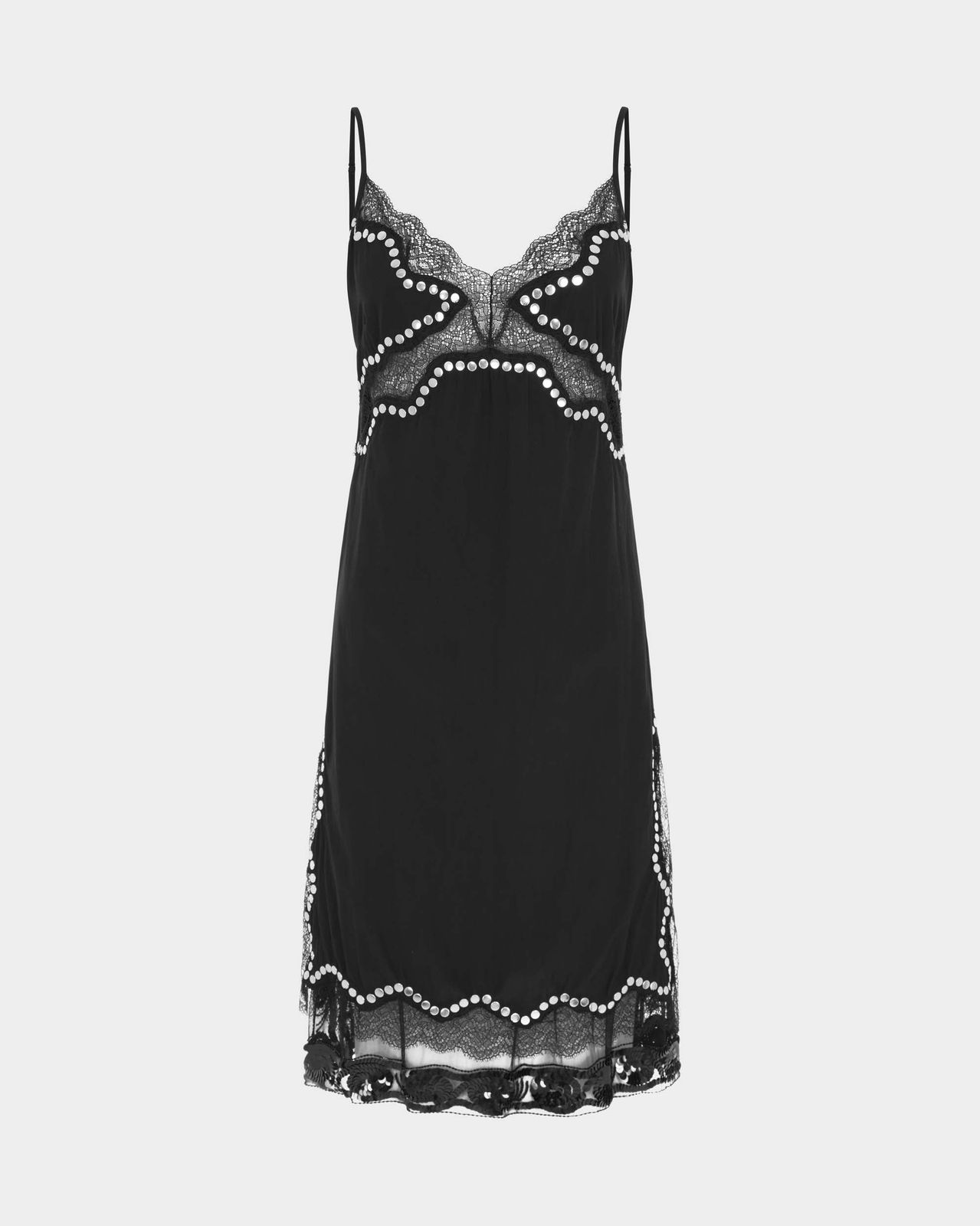 Inge Midi Dress in Satin