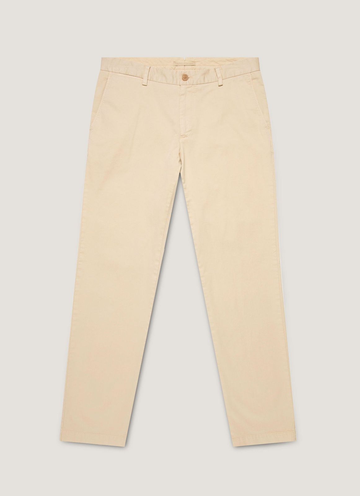 Men's Slim Fit Chino in Light Stone