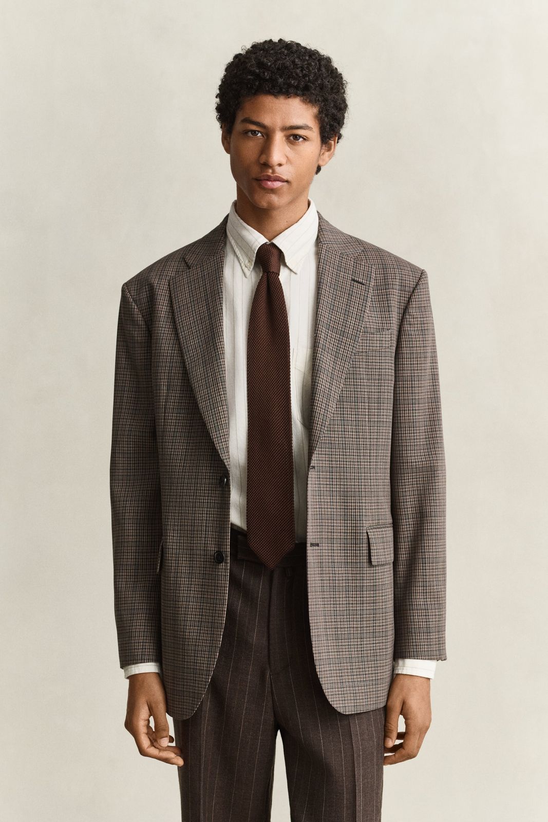 Tailored Suit Jacket - DUSKY ANTHRACITE