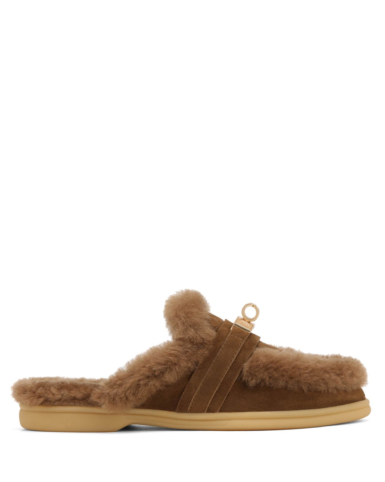 Jen Fur Walnut Suede