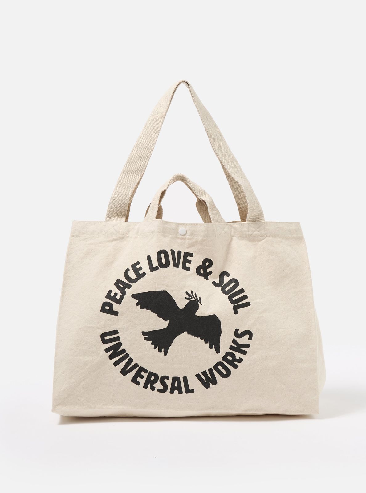 Ecru Canvas Market Tote