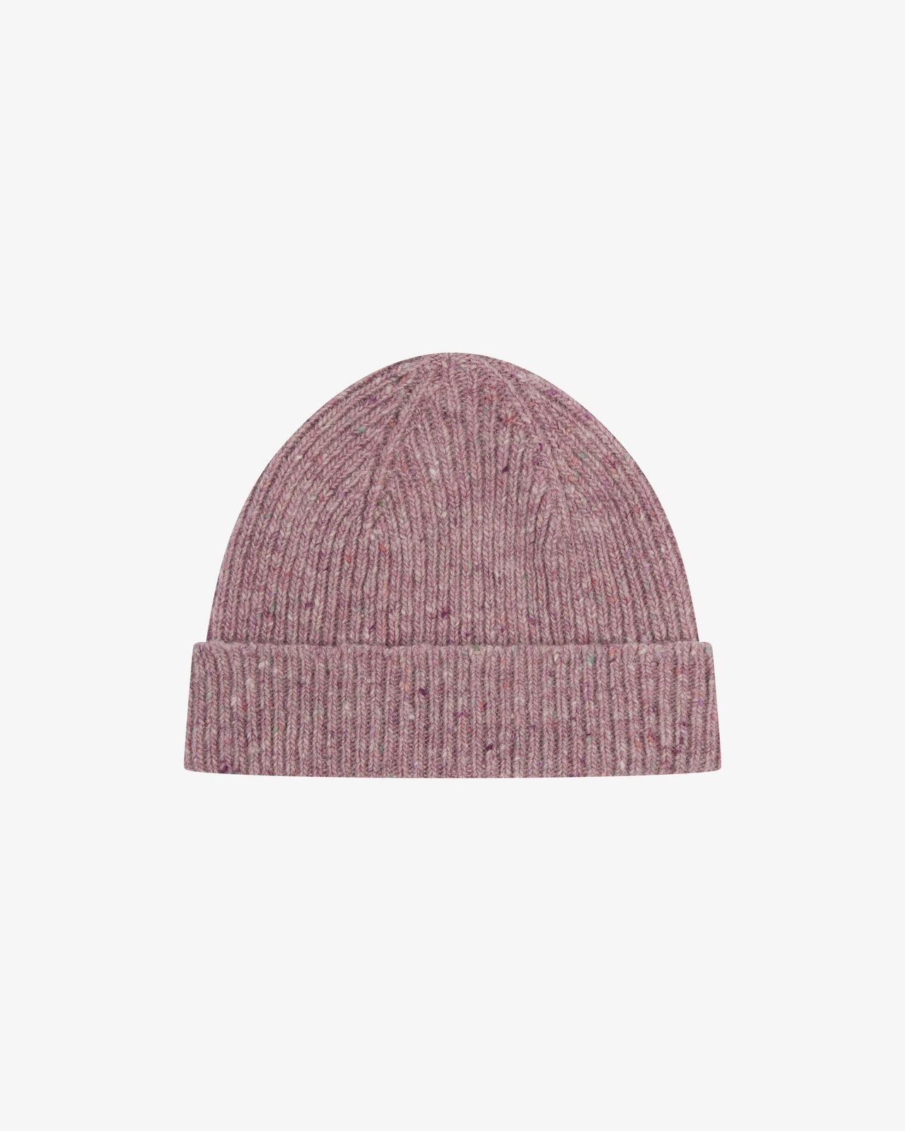 4003 Speckled Donegal wool hat - parma violet