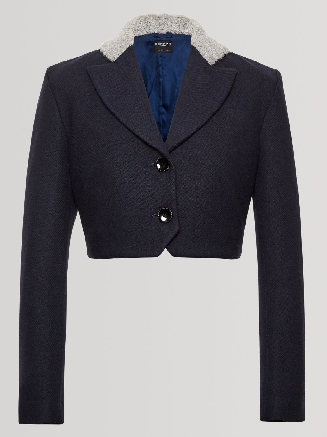 Cropped Jacket - Navy