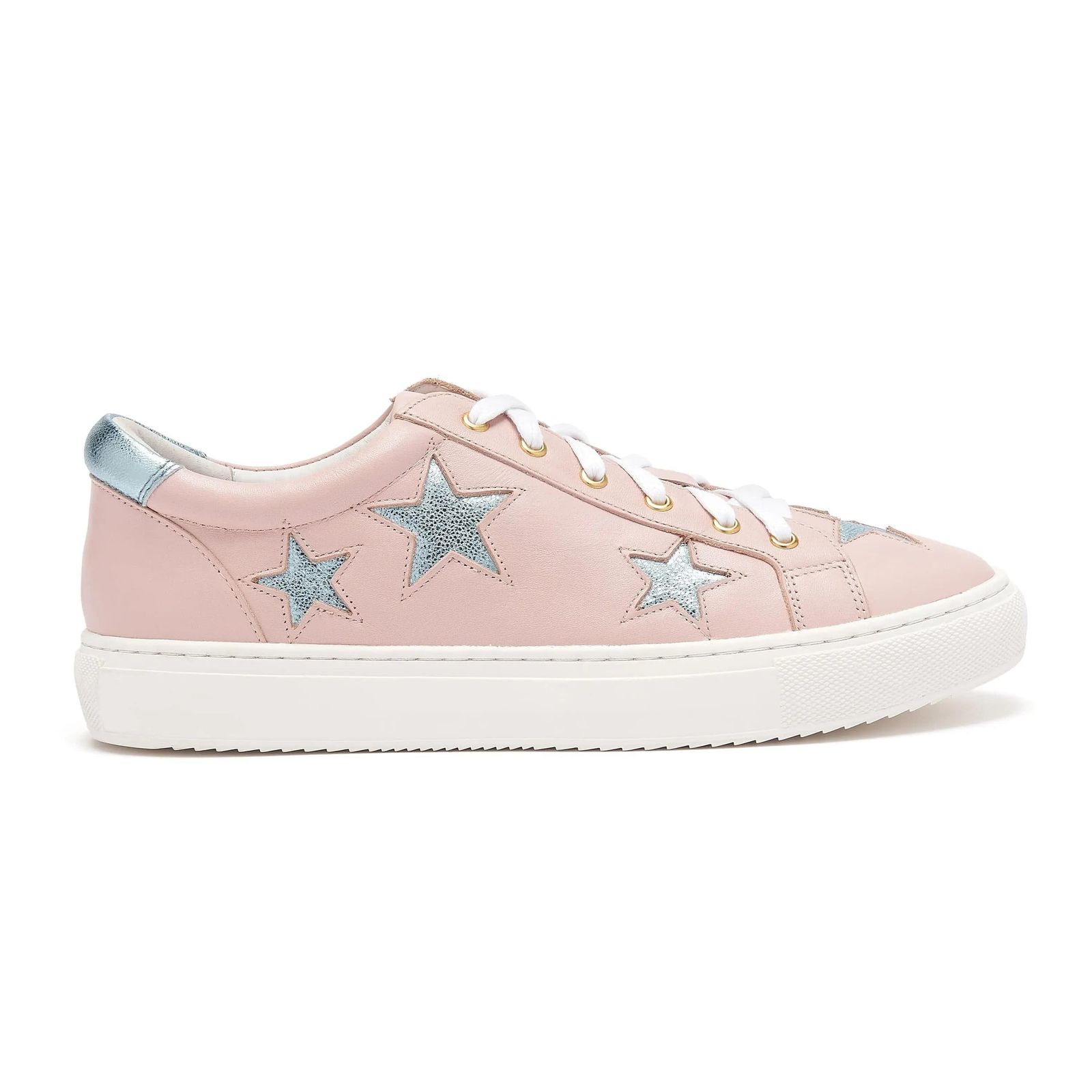 Hoxton - Pastel Pink with Blue Stars