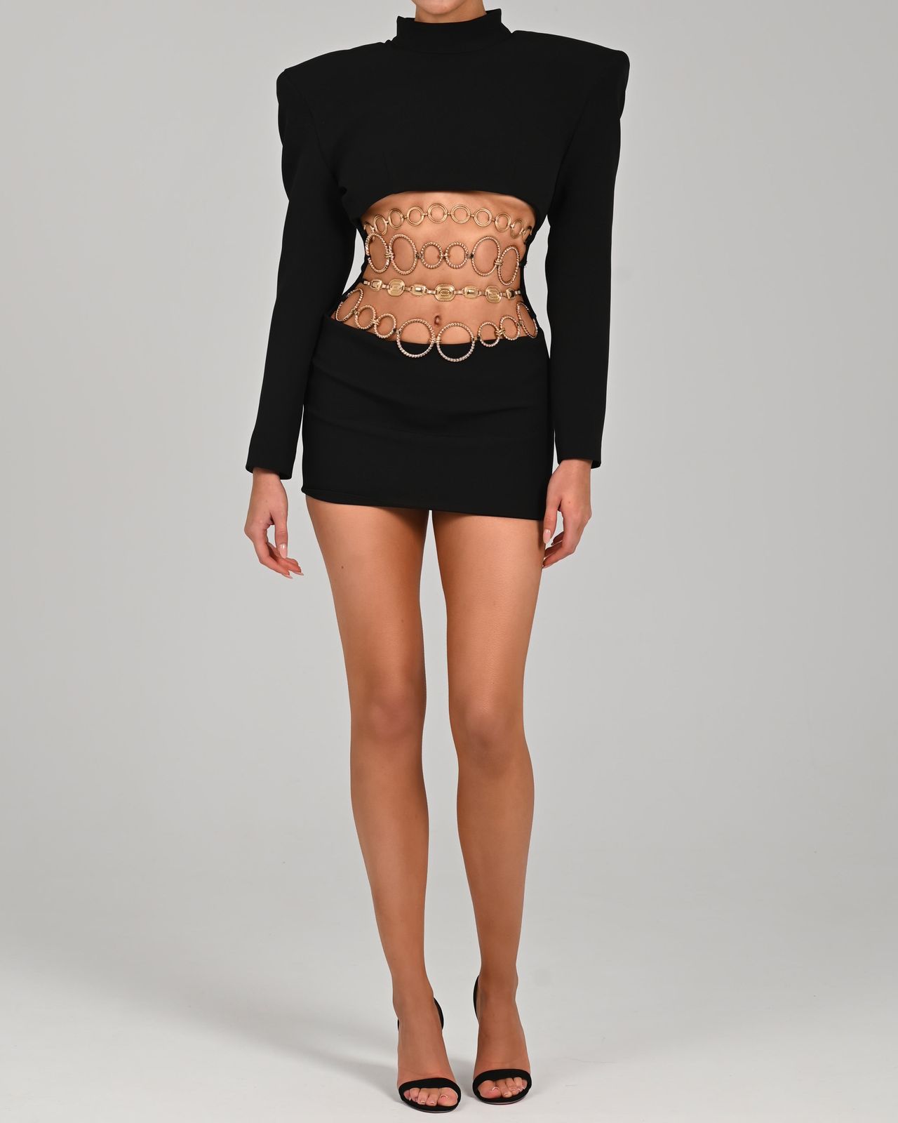 Caprice Dress in Black Ready To Ship