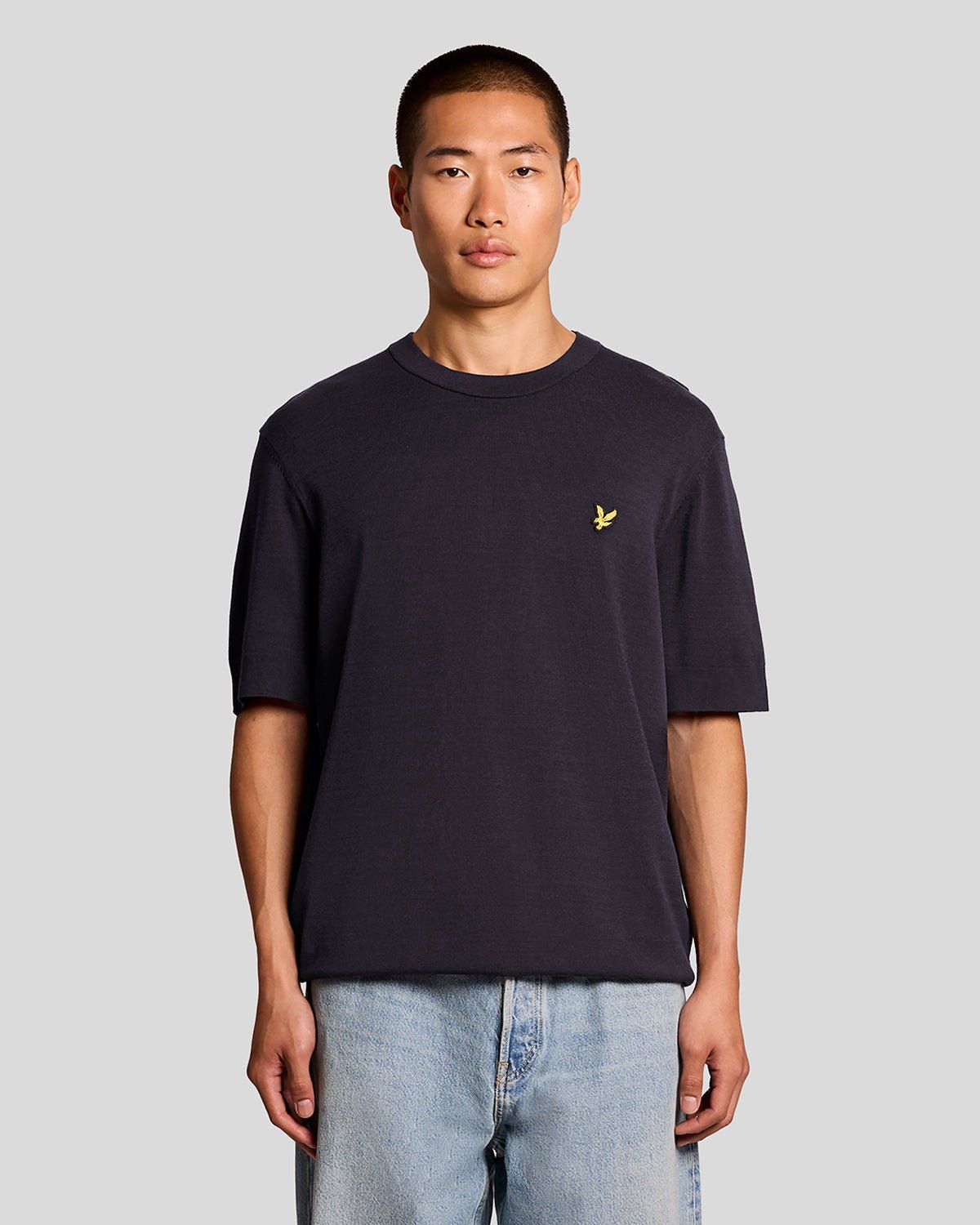Relaxed Fit Knitted T-Shirt