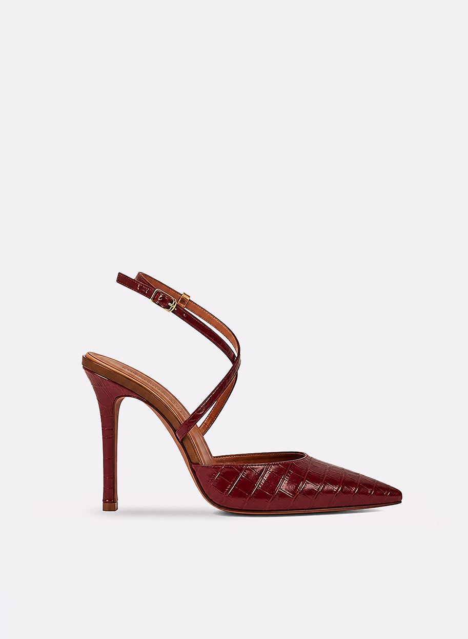 Leather & Satin Pumps
