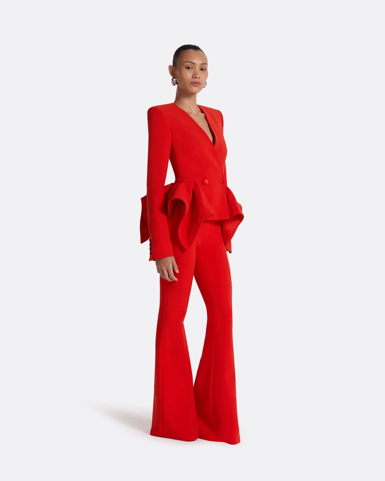 Halluana Scarlet Red Trousers