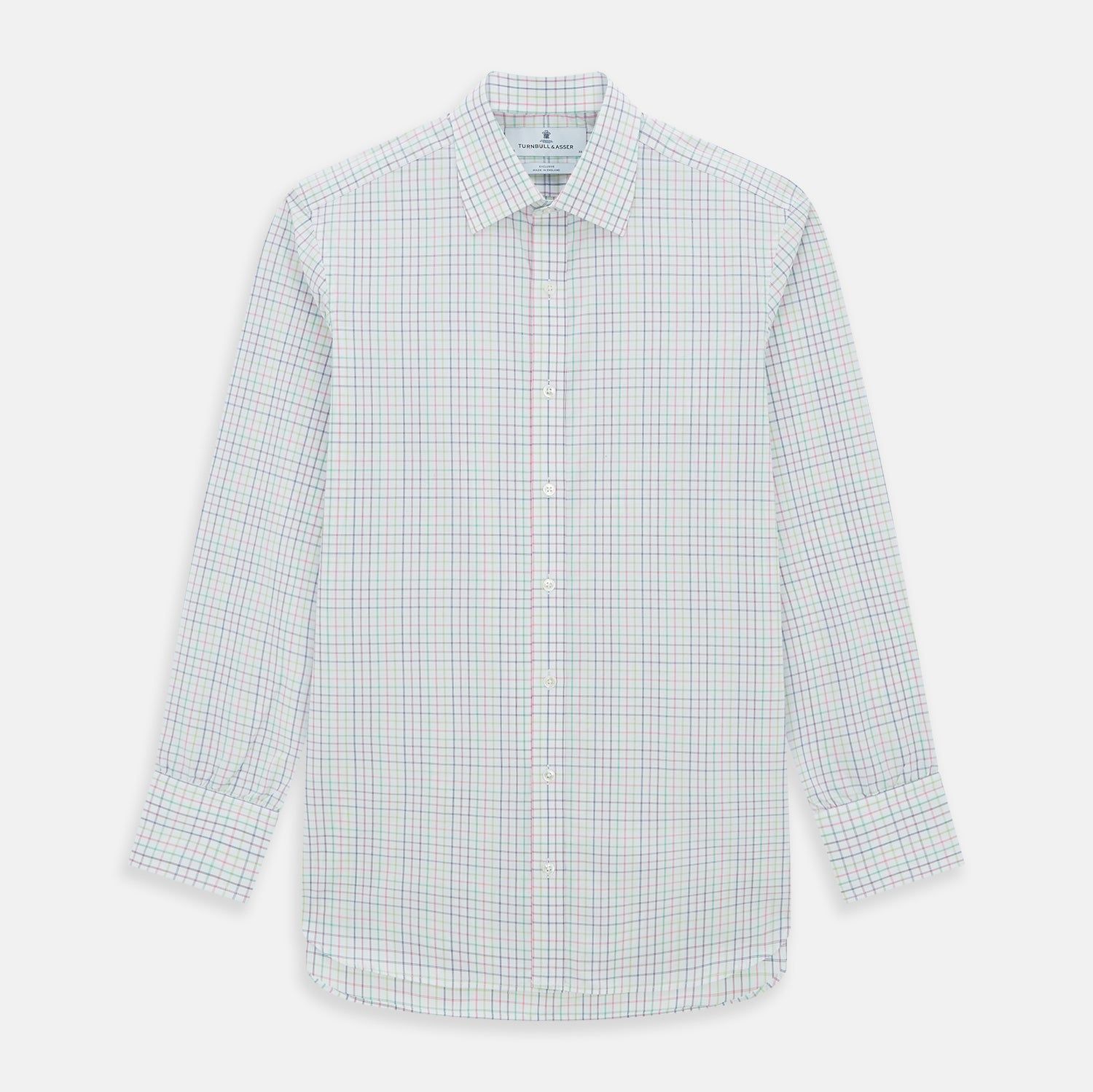 Multicoloured Double Grid Check Mayfair Shirt