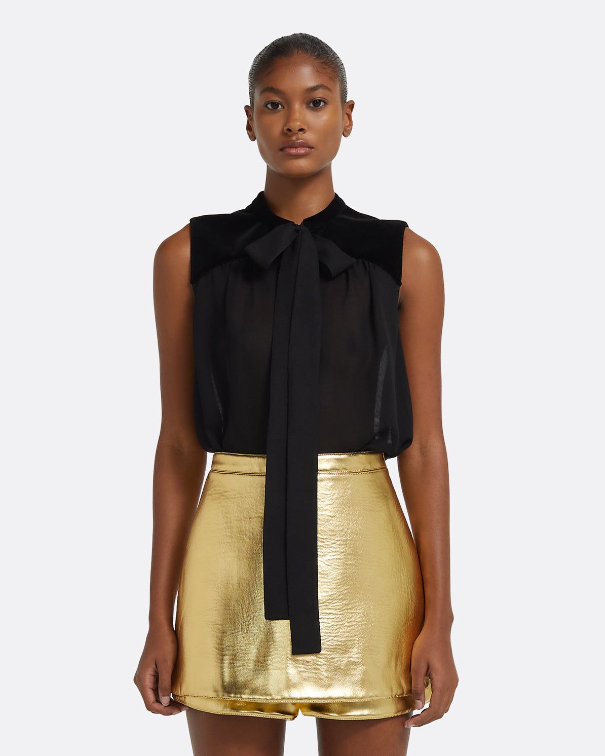 Terry Top in Black