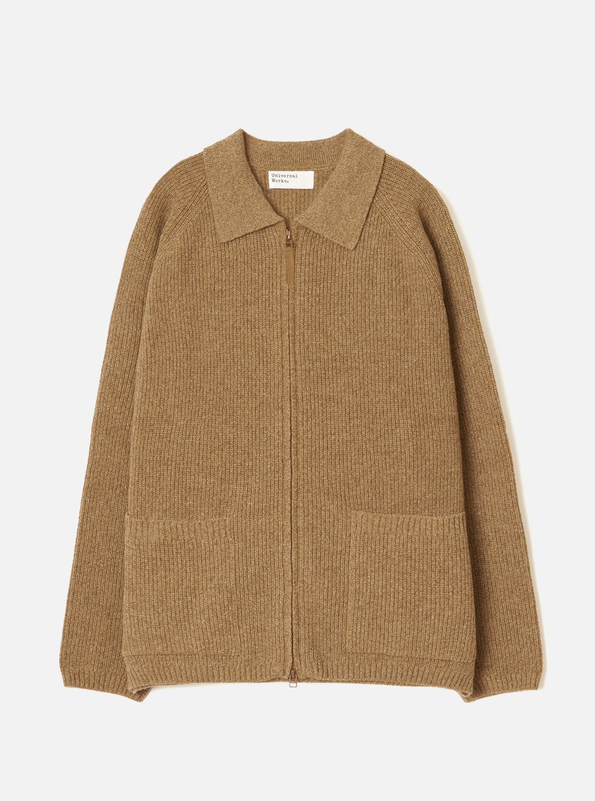 Tawny Eco Wool Zip Cardigan