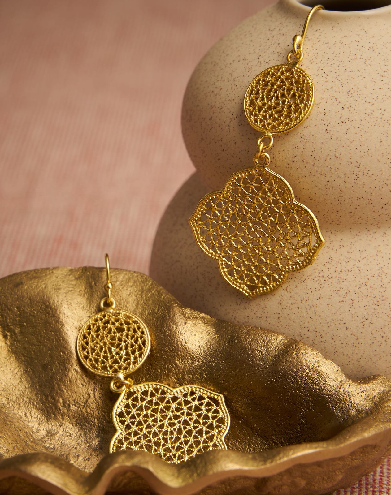 Filigree Pendant Earrings