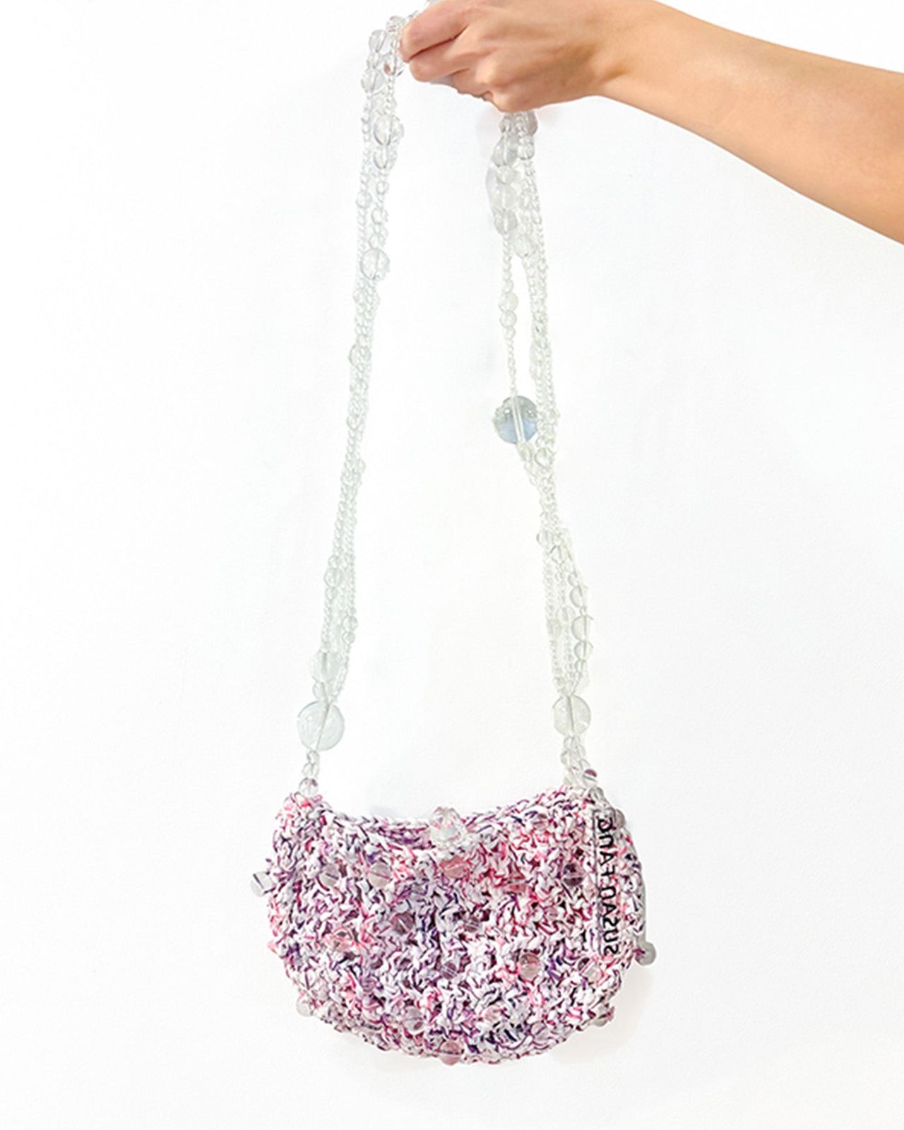 CROCHET BUBBLE CROSSBODY BAG