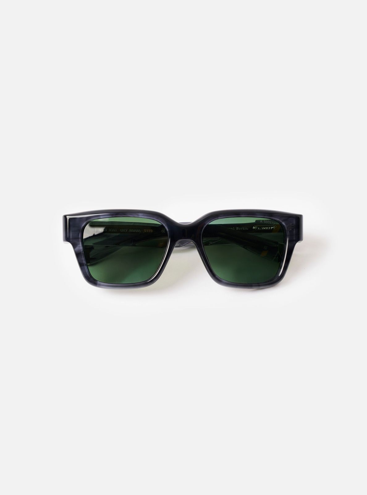 A. SOCIETY x Universal Works Grey Havana Hollywood Sunglasses