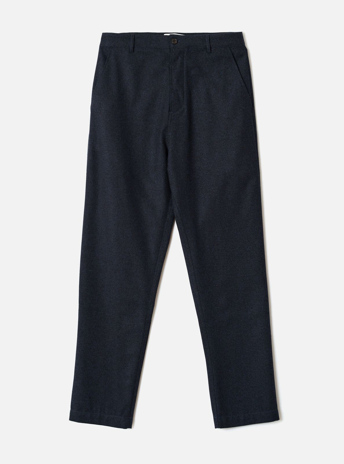 Navy Recycled Italian Tweed Military Chino