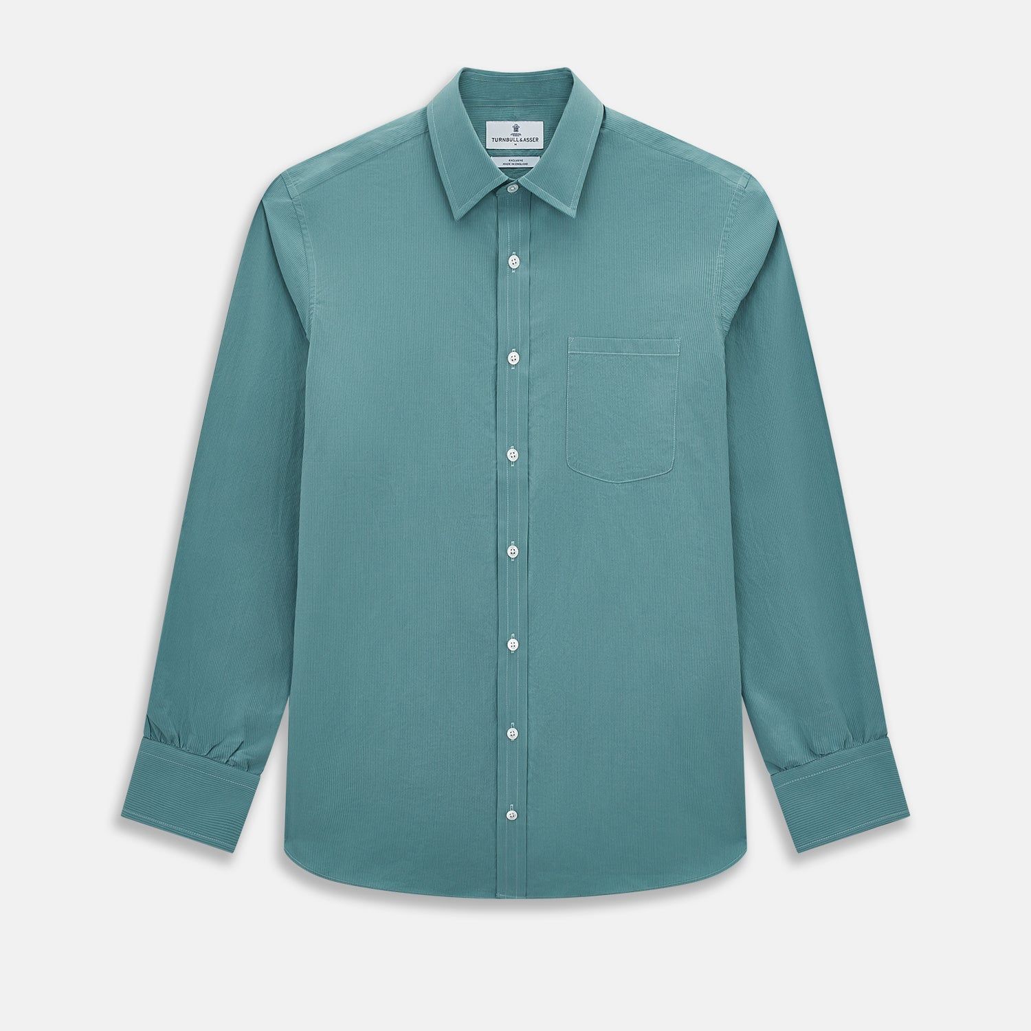 Sage Pinstripe Richmond Shirt