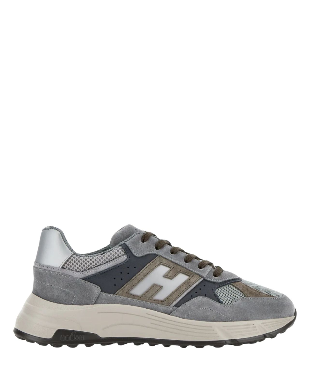 M Hyperlight Mix Sneaker Light Grey Suede
