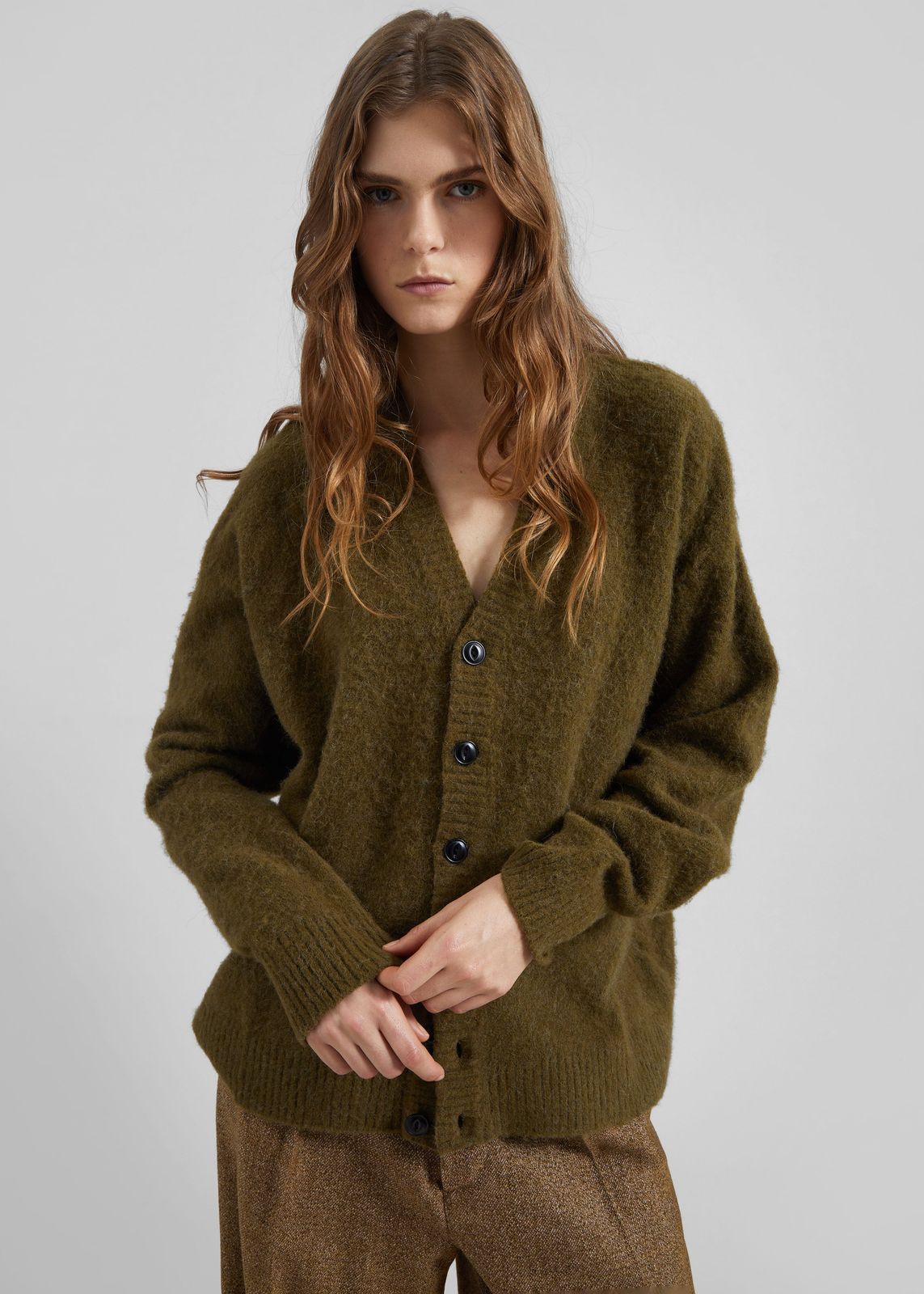 Amish Supplies Oversized Cardigan - Acid Green
