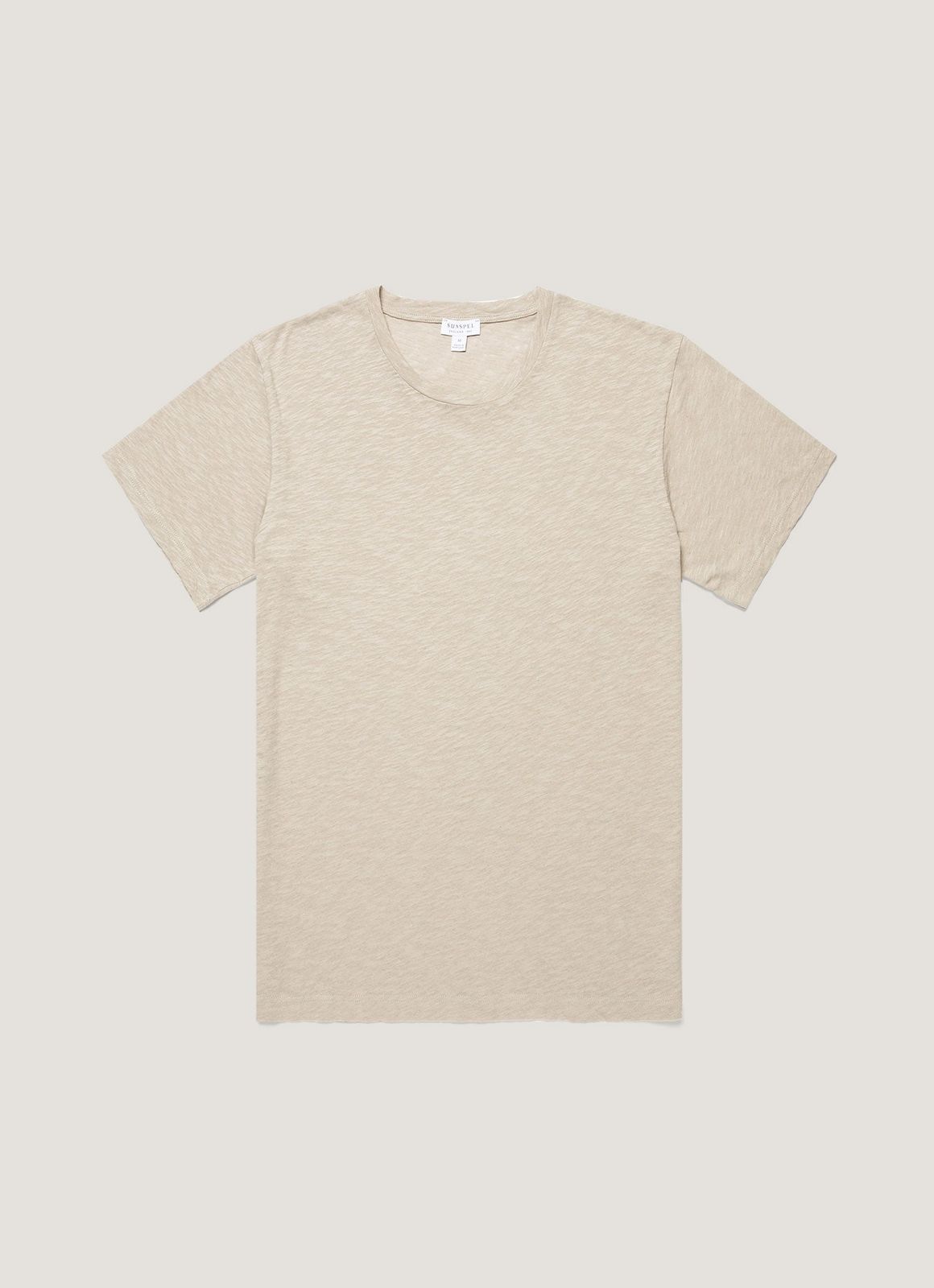 Men's Cotton Linen T-shirt in Ash