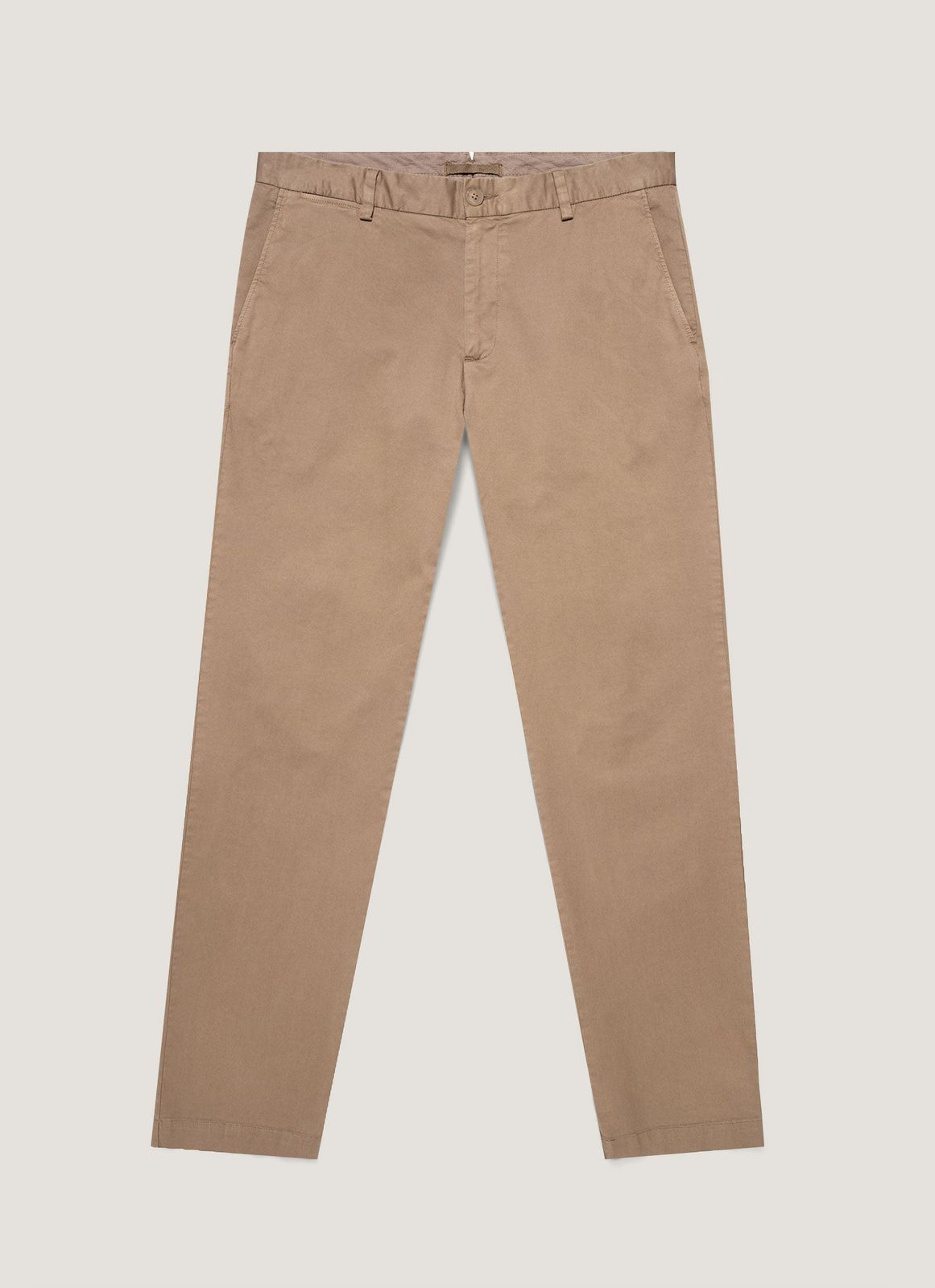Men's Slim Fit Chino in Dark Stone