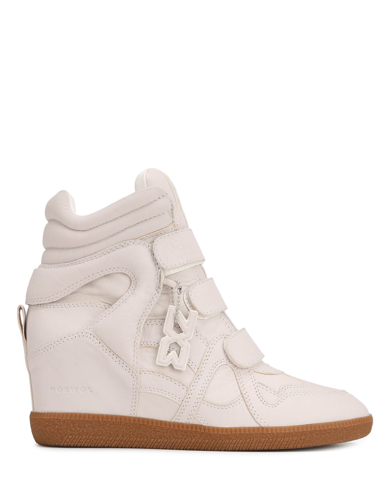 Demmi White Leather