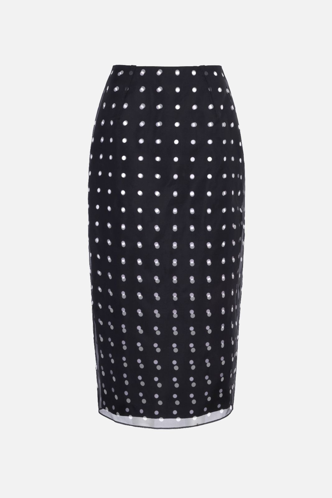 Bethan Skirt In Polka Dot Tafetta Faille & Organza