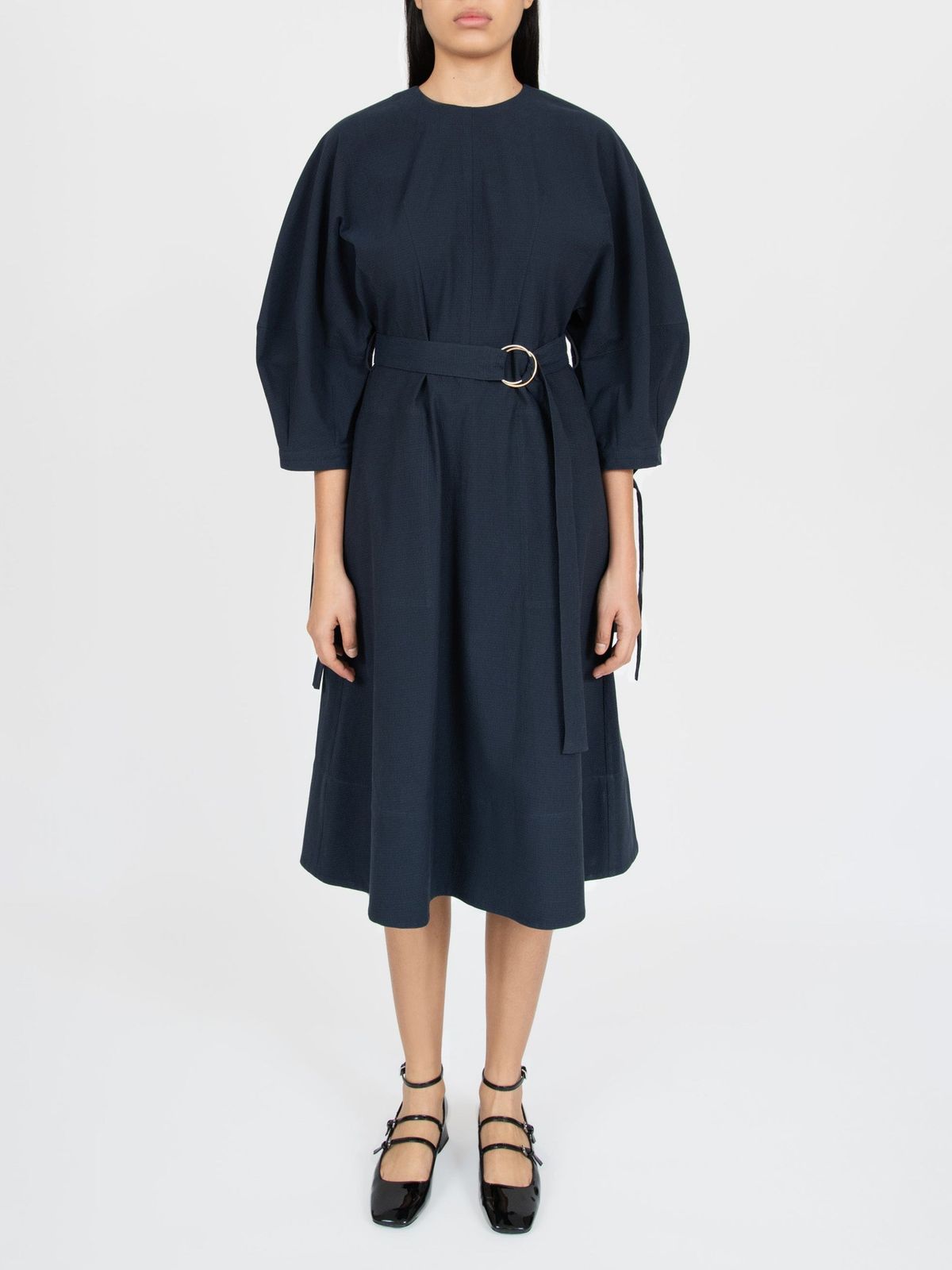 Gabriela Dress Navy