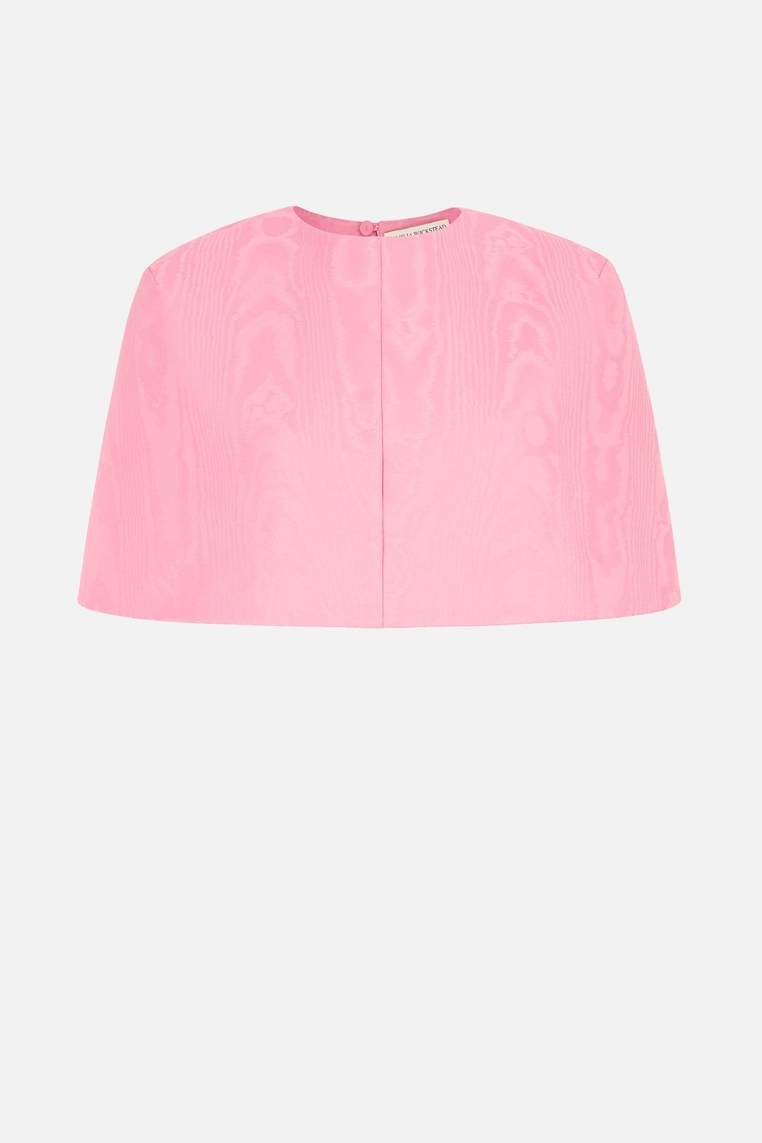 Virginie Cape in Pink Moire Mikado